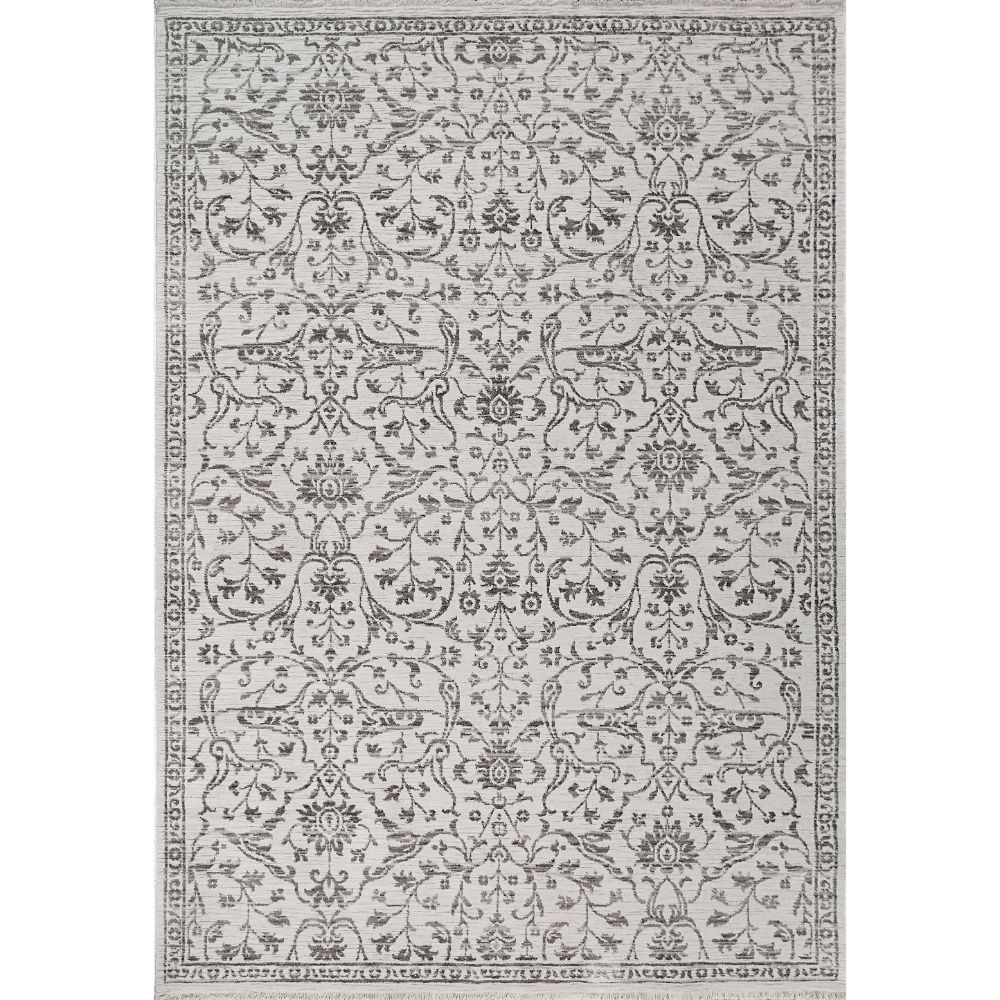 Dynamic Rugs 3880-190 Bailey 6.7 Ft. X 9.6 Ft. Rectangle Rug in Ivory/Grey
